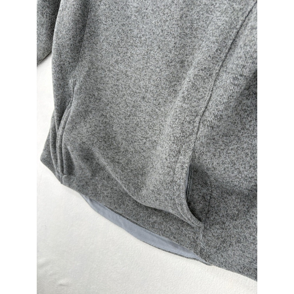 North Face Crescent Hooded Pullover Grey Fleece Toggle Hoodie Womens M NF0A33RB - Picture 6 of 16
